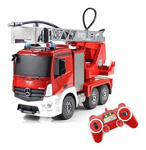 Imagen 1 de 7 de Fisca Rc Camión Control Remoto Motor De Bomberos Camión 9 C