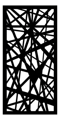 Chapa Decorativa Perforada Acero 120x60 De 0,9mm