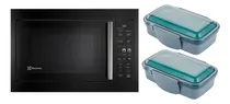 Comprar Combo: Horno Microondas Electrolux Empotrable 30lt Black (em