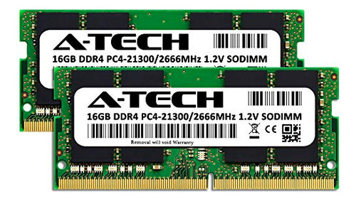 Memoria Ram Sodimm Ddr4 32gb (2x16gb) 2666mhz Pc4-21300