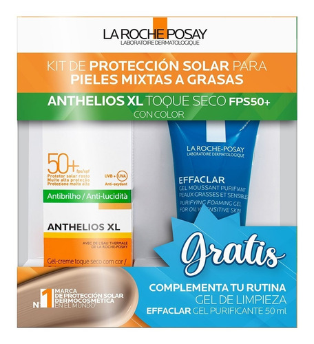 La Roche Kit Anthelios Toque Seco Color 50+  Más Regalo