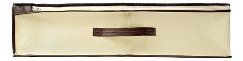 Organizado Para Zapatos Bajo De Cama Anti Polvo Con Cierre Color Beige