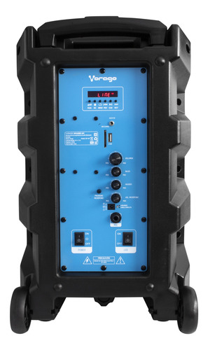 Imagen 3 de 6 de Bocina Vorago Ksp-300 Negro 8 Bluetooth/fm Recargable
