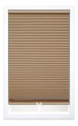 Dez Furnishings Cortina Celular Blackout 22 X 48 Latte
