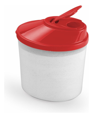 Azucarero de plástico surtido rojo graduado de 1 litro