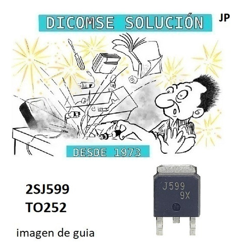 2sj599 J599  Mosfet Canal P 20a 60v To-252