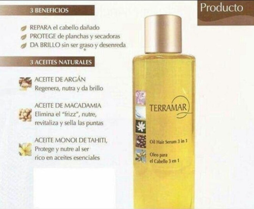 Aceite Tratamiento Para El Cabello 3 En 1