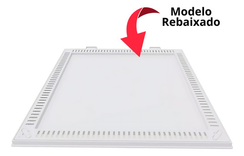Tampa Gda Casa Máquina 110x110 Articulada Rebaixada Grelha Cor Branco