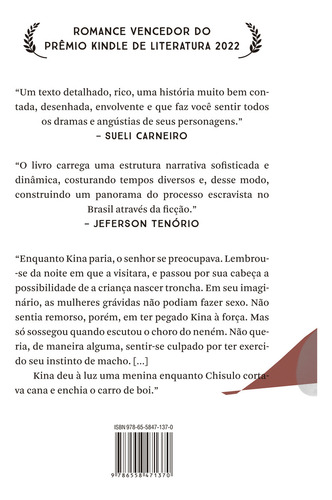 Ébano Sobre Os Canaviais, De Adriana Vieira Lomar., Vol. 1. Editorial Jose Olympio, Capa Mole Em Português, 2023