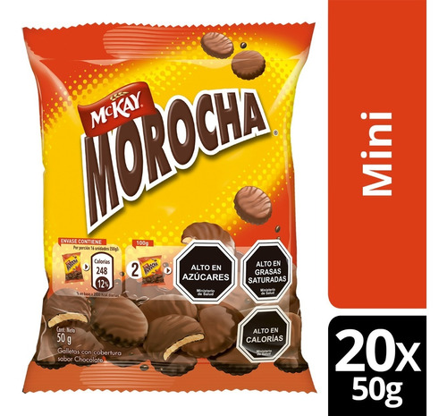 Galleta Bañada Morocha® 50g X20 Unidades