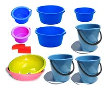 Comprar Set Para Limpieza Baldes Fuentones Palanganas  Plastico