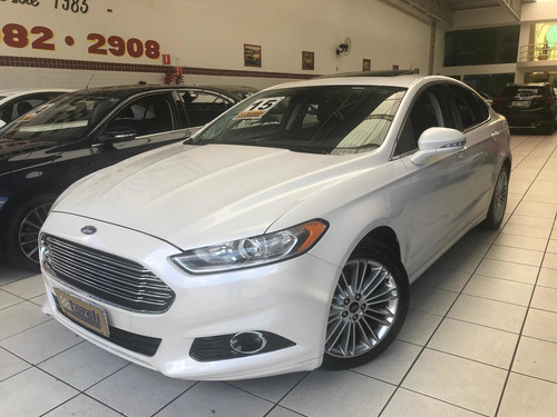 Ford Fusion 2.0 Gtdi Titanium Aut. 4p 2015 Branco Perolizado