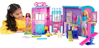 Barbie Guarderia De Mascotas Casa De Muñecas 21 Accesorios