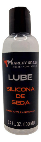 Garley Crazy Lube Silicona De Seda + Vitamina E 3.3fl.oz/100ml Lubricante  De Silicona Excepcional