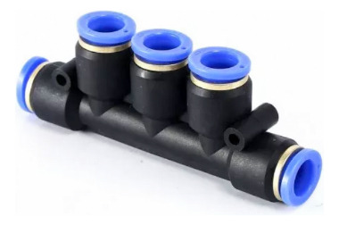 Cople Unión Múltiple Od 8mm Bolsa De 5 Pzas