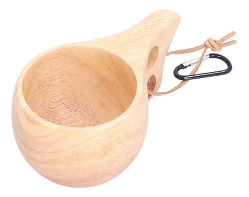 Taza De Madera, Portátil, Ligera, Con Asa Para Beber