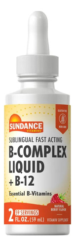 Complejo Liquido De Vitamina B | 2 Onzas Liquidas | Con B-12