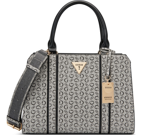 Bolsa Guess Factory Sg959806-bla Acabado de los herrajes Níquel Color Negro Correa de hombro Negro Diseño de la tela Lisa
