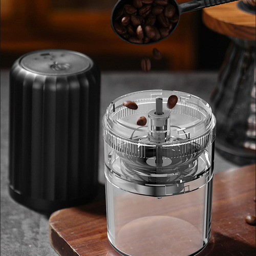 Molinillo De Café Eléctrico Portátil Molino De Café Gris