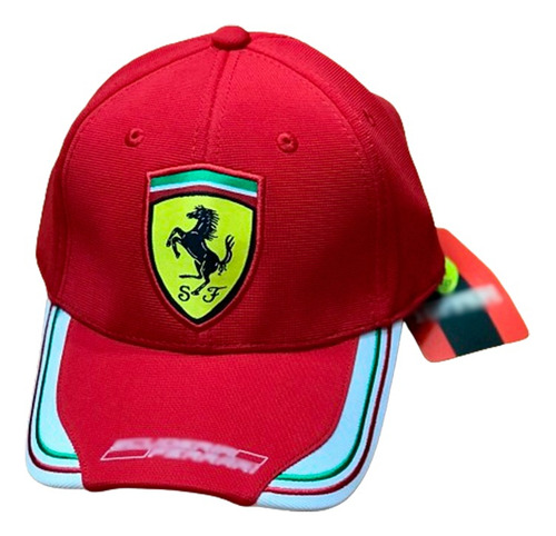 Gorra Escuderia Ferrari Importada Correa Y Broche Ajustable 