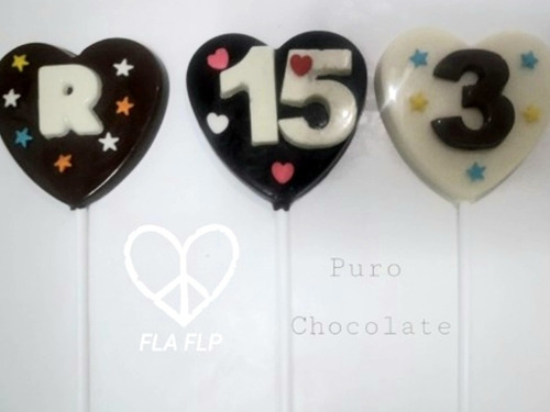 Chupetines Corazon Dia De Los Enamorados San Valentin 15años