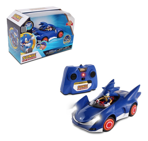 Sonic The Hedgehog Auto Radio Control 19cm Turbo Boost Luces