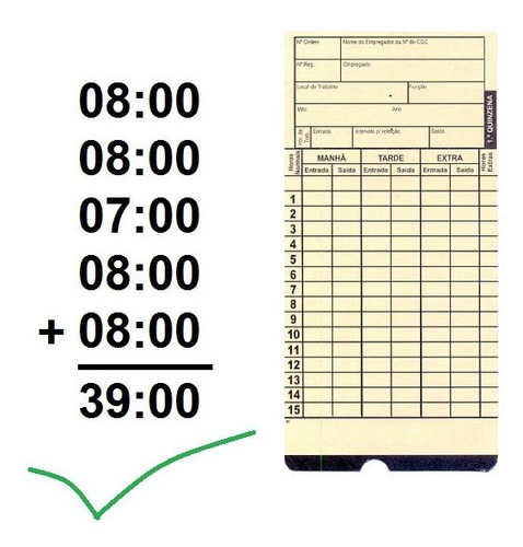 Software Somador De Cartão De Ponto Excel Somador