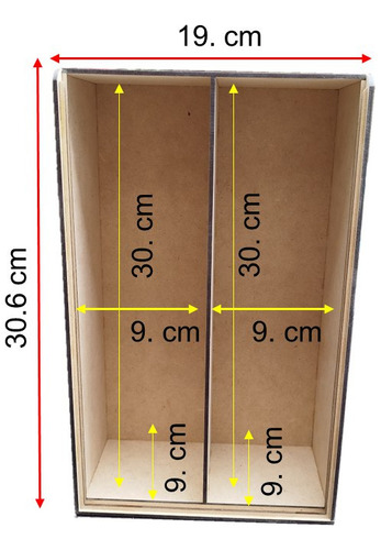 Caja Para Vino Madera Mdf Tapa Portavino 2 Botellas Personal