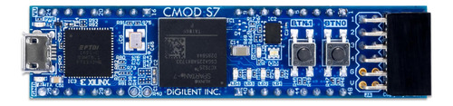 Módulo Fpga Spartan-7 Para Breadboard Digilent Cmod S7
