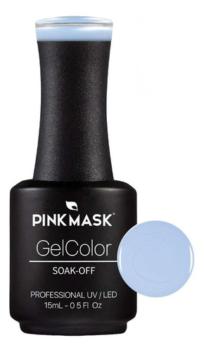 Esmalte Para Uñas Gel Semipermanente Pink Mask Celeste Cielo