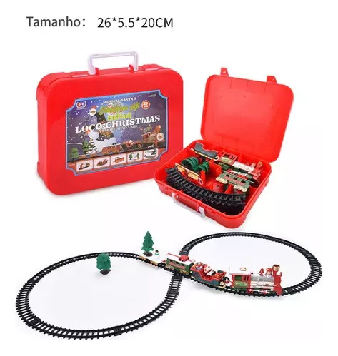 Kit De Tren Eléctrico Para Colgar Árboles De Navidad