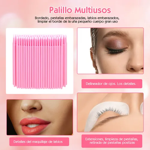 -de 200 Microbrush+100 Parches Hidrogel+100 Cepillos+100