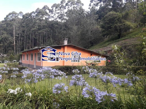 Belíssima Chácara (casa Principal + 03 Chalés) Na Serra Da Mantiqueira - Ch7001