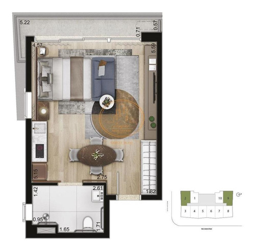 Apartamento Com 2 Dormitório(s) Localizado(a) No Bairro Vila Nova Conceição Em São Paulo / São Paulo - 10647:916902