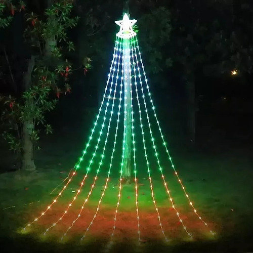 // Luz De Corda De Árvore De Natal Inteligente 350 Led Com
