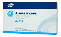 Comprar Lipitor Duo 20mg 2 Cajas, Cada Una Con 30 Tabletas De 20 Mil