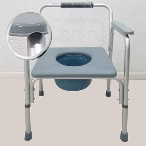 Imagen 4 de 4 de Silla Inodoro Asiento Portatil Elevainodoro Silfab I1020