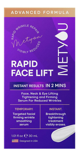 Metyou Crema De Estiramiento Facial Rapido Instantaneo: Tens