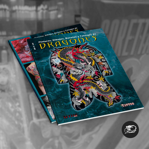 Libro Dragones - Oriental Bocetos Tatuajes - Tattoo
