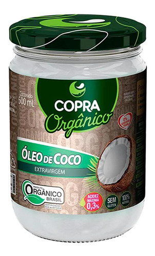 Óleo De Coco Extra Virgem Orgânico 500ml - Copra