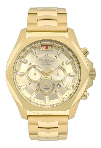 Relógio Technos Masculino Legacy Dourado Js26am4x