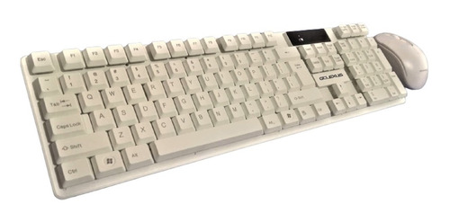 Combo Teclado Mouse Y100 Gclexus Inalambrico Blanco Febo