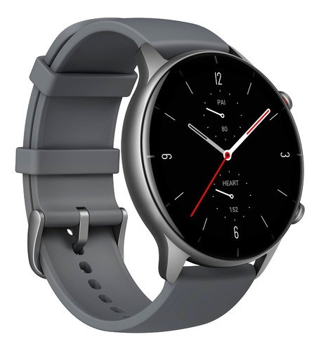 Smartwatch Amazfit Fashion GTR 2e 1.39" caja 46.5mm de  aleación de aluminio  gris, malla  slate grey de  silicona y bisel  gris A2023