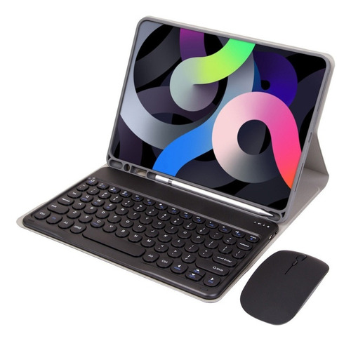 Funda Teclado Con Mouse Para iPad 10.2 Pulgadas 7ht 8th