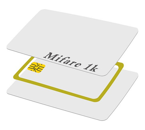Cartão Rfid 13,56 Mhz Smart Card Mifare 1k Nfc 100 Unidades