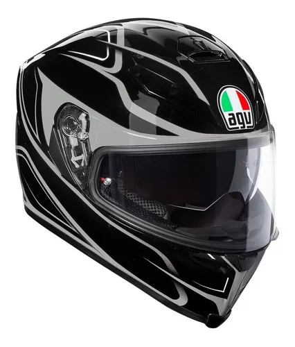 Casco agv gris sale