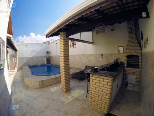 Imagem 9 de 15 de Linda Casa Isolada, Situada No Balneário Flórida, Penas 150 Metros Da Praia, Primeira Quadra. São - Si1614