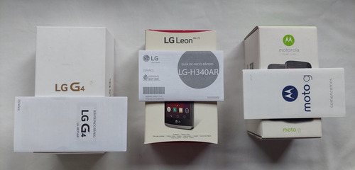 Cajas, Manuales Celulares X 8 Samsung Lg Motorola Blackberry (Usado)