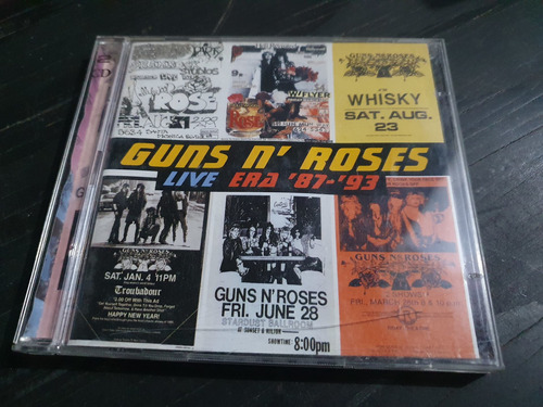 Guns N Roses - Live Era 87-93. Cd Importado Europa 1999