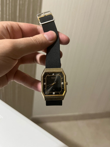 Reloj Orient Negro Amarillo Negro (Usado)